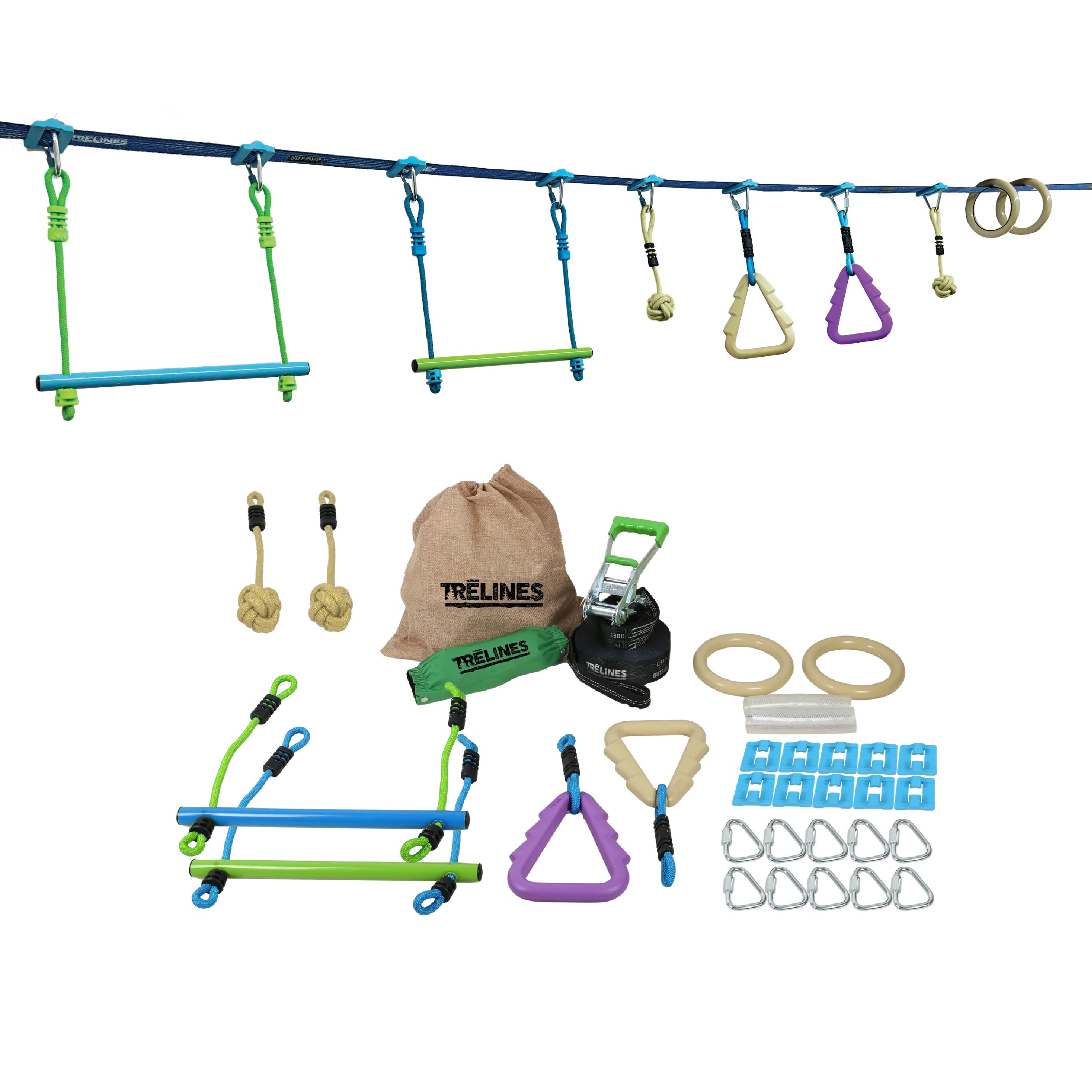Ninja Adventure Line 36 ft. Slackline Obstacle Course – Life Is