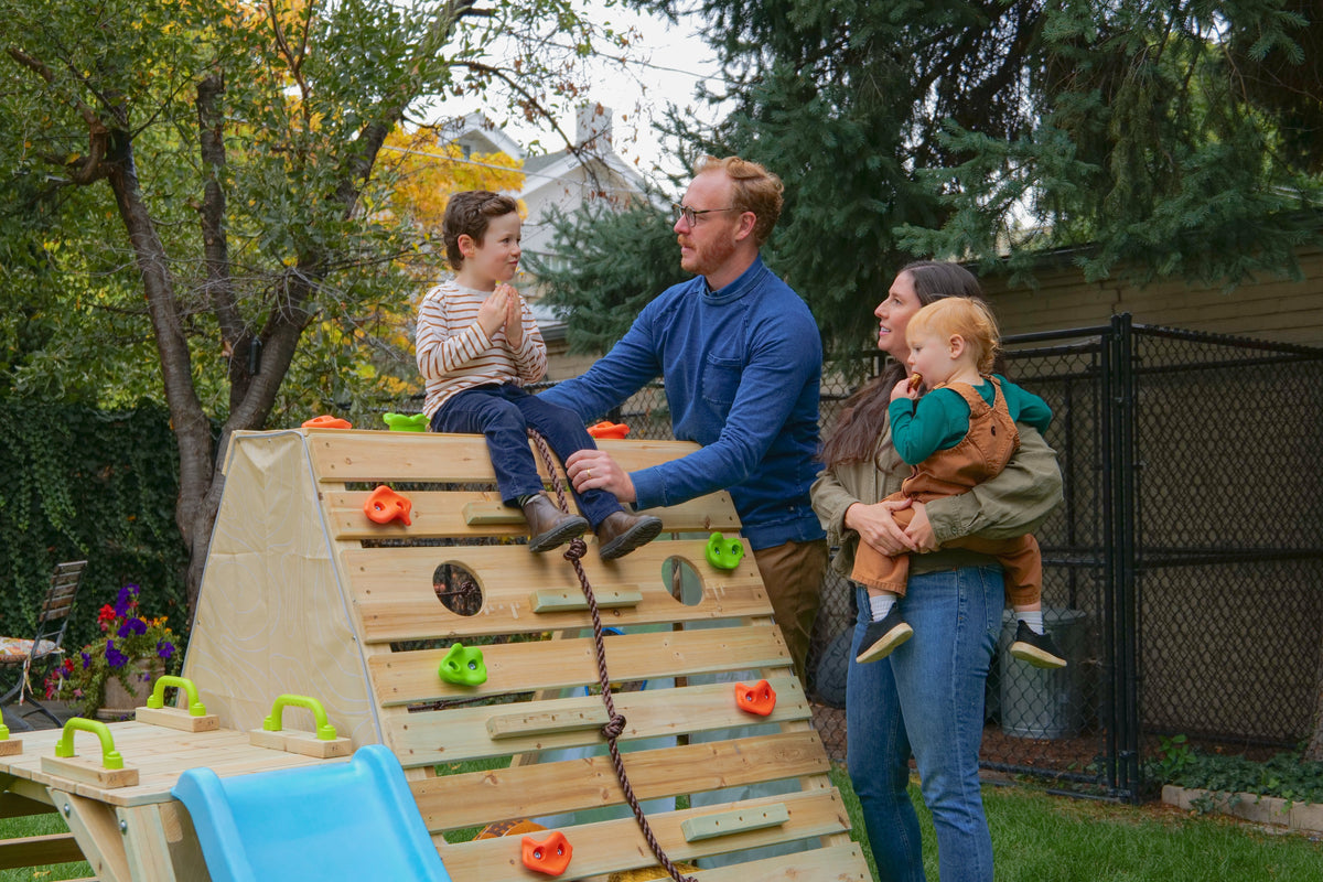 My First Little Cabin: A Backyard Play Structure – Life Is Better Outside