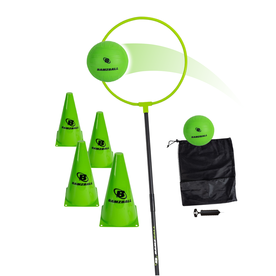 do you play bamzball set