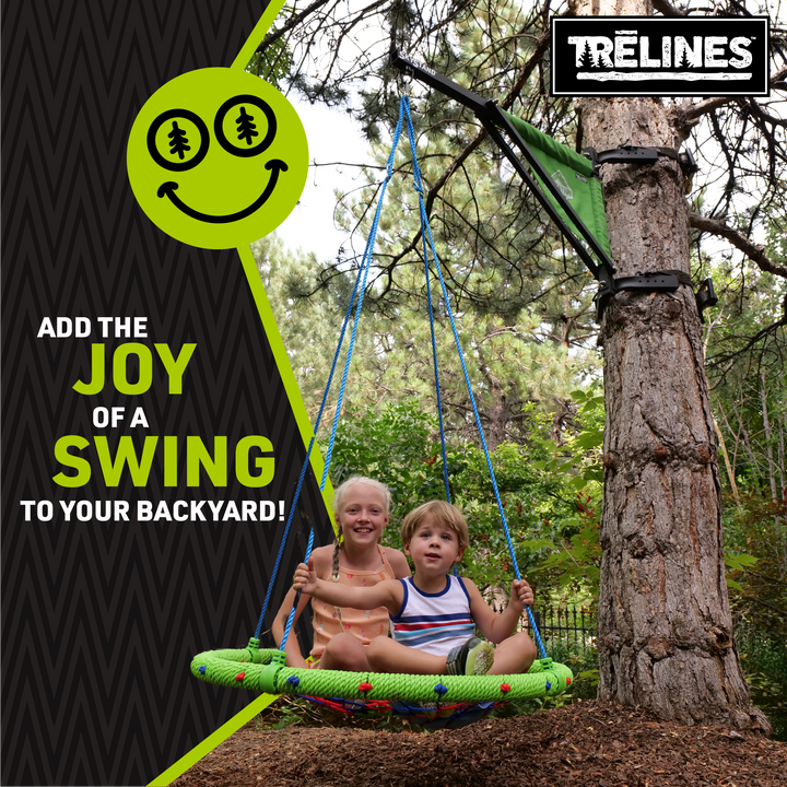 trelines sky stand attach a swing from tree without branch