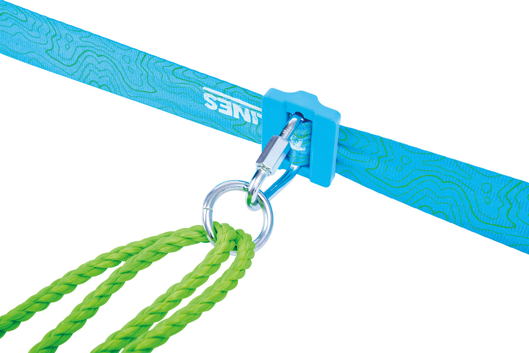 explorer tree swing hanging on a slackline