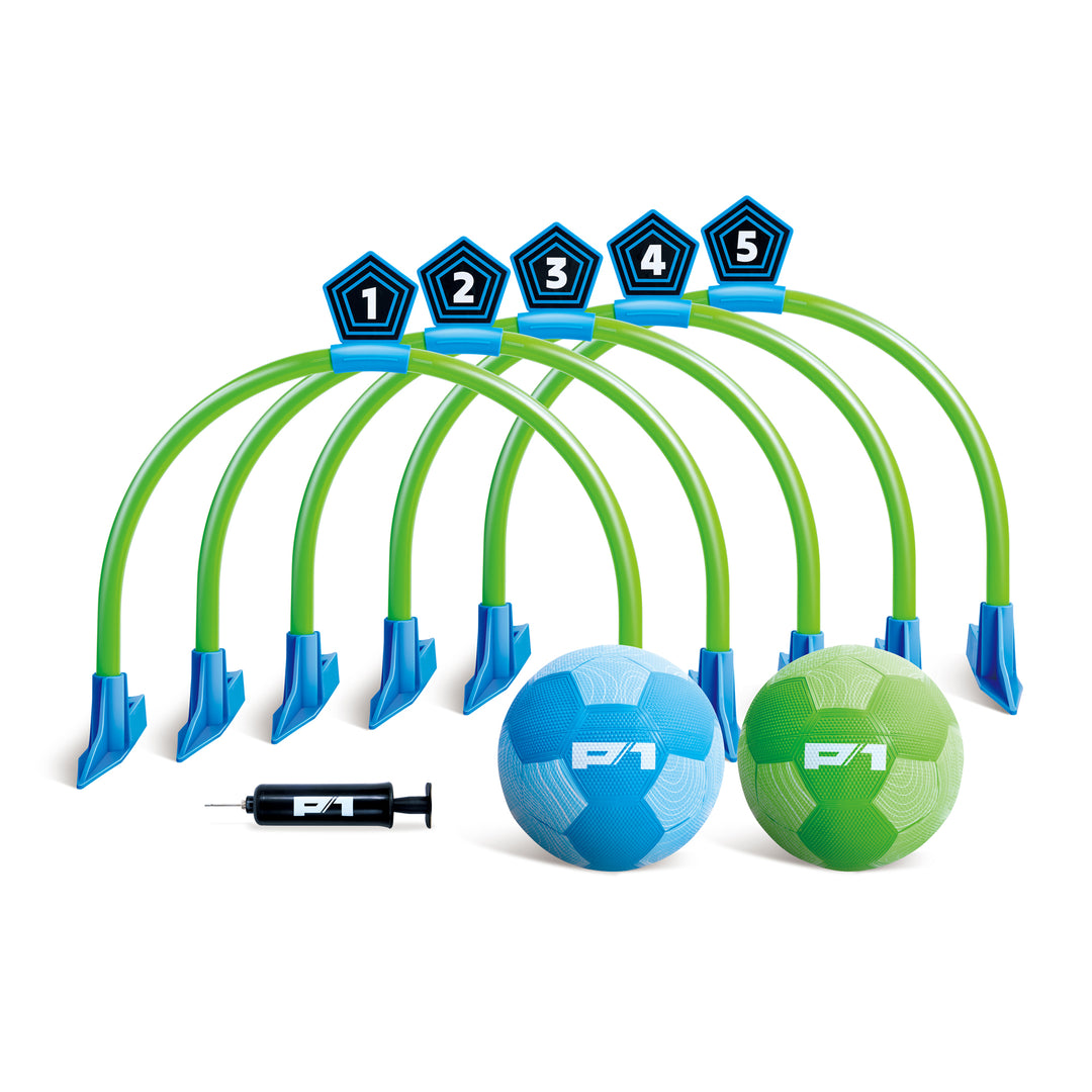 P1 Kick Croquet Strike with soccer balls