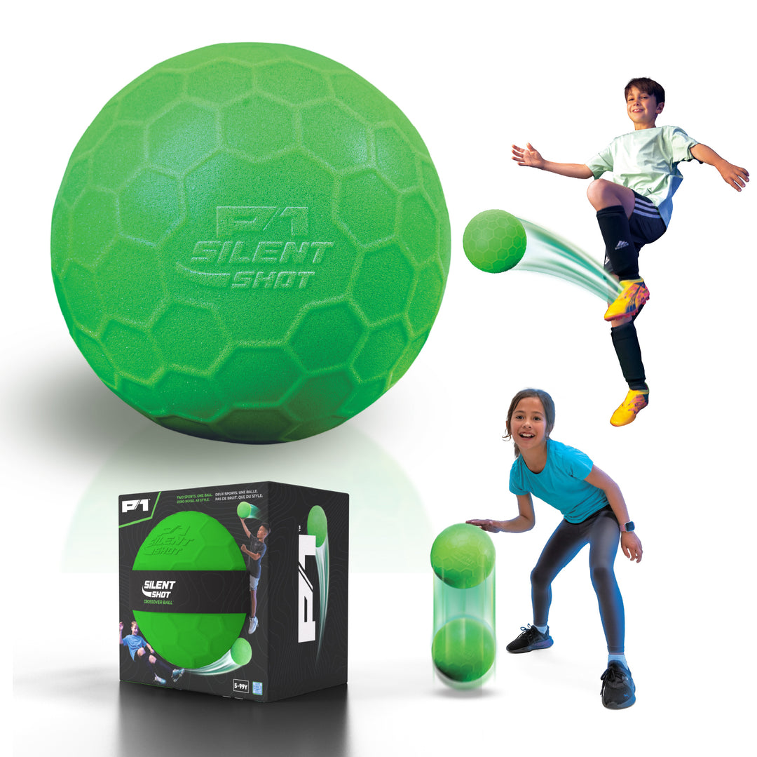 p1 silent shot soccerball - indoor or outdoor use