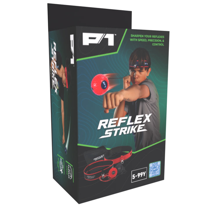 P1 Reflex Strike Training Kit retail packaging, July 21 design, marked ages 5 to 99