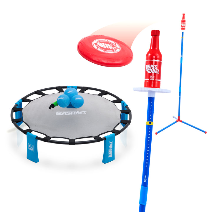 do u play bashnet and disc duel outdoor games