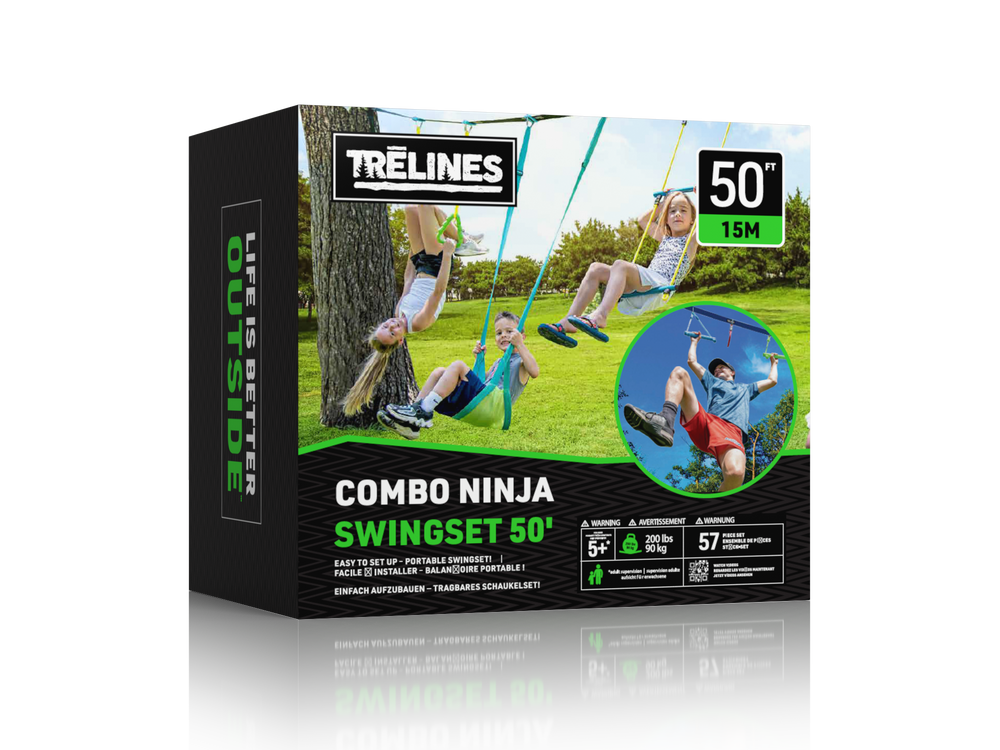 trelines combo ninja swingset