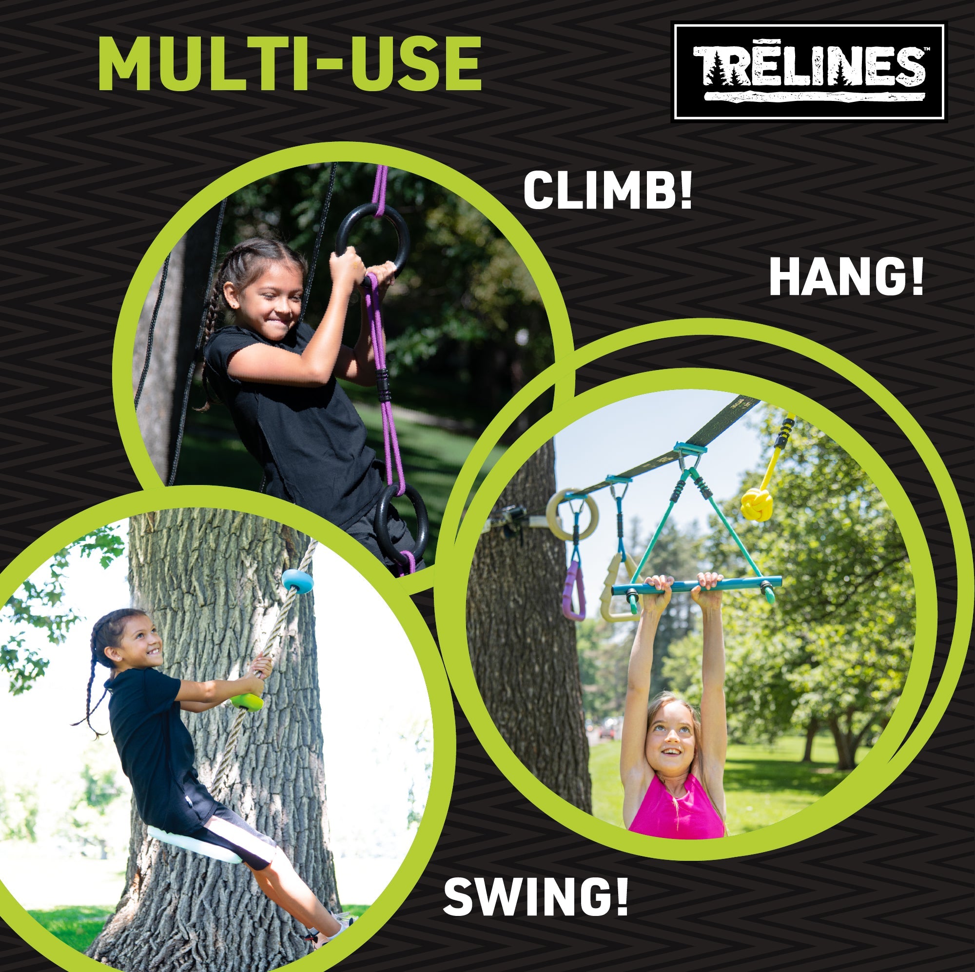 Combo Ninja 56 ft Swing & Obstacle Course Kit for Kids – Life Is