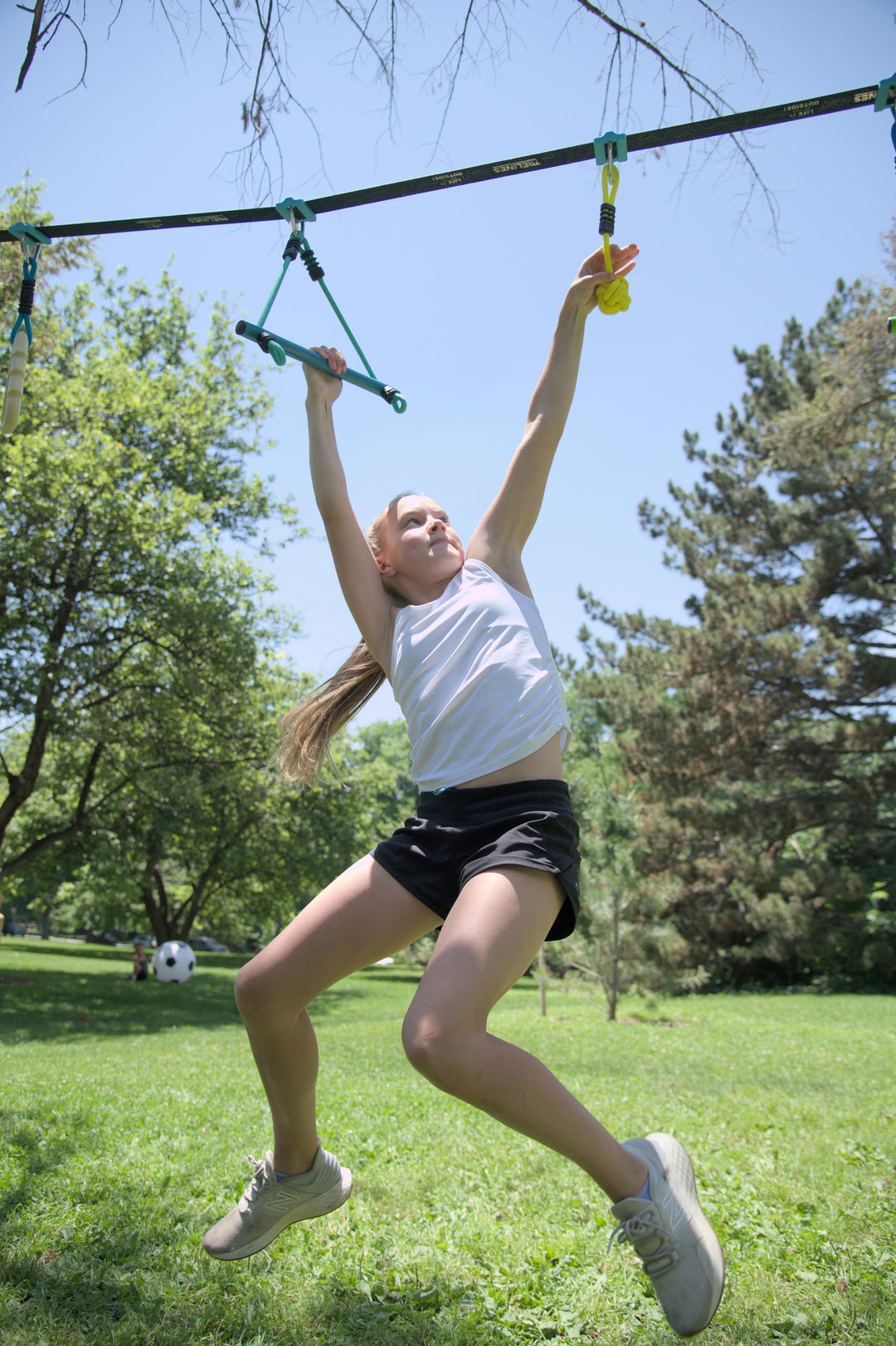 treline ninja adventure line monkeybars