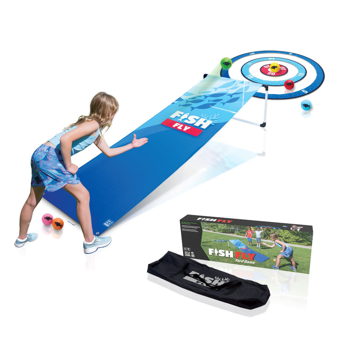 Fish Fly Yard Game for Kids & Family Outdoor Fun – Life Is Better Outside