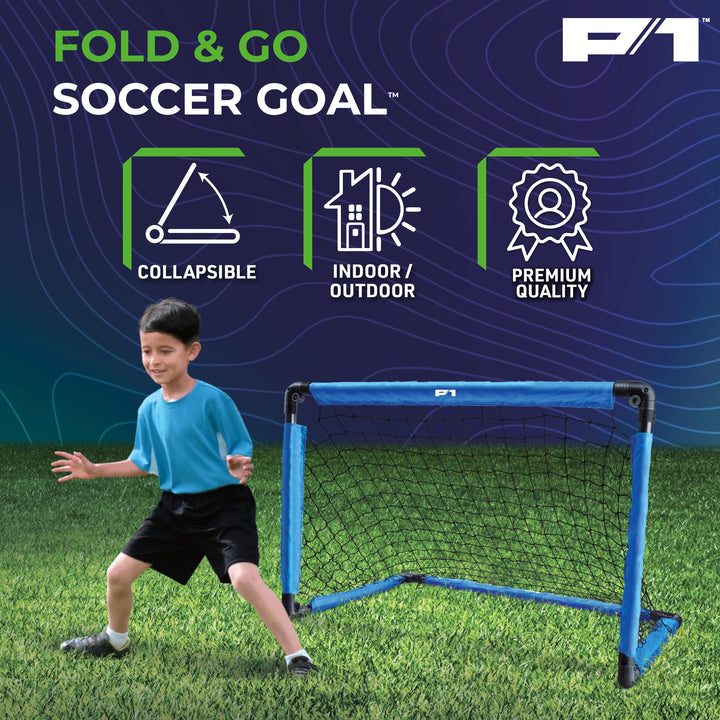 Fold & Go Soccer Goal- Portable folding soccer goal
