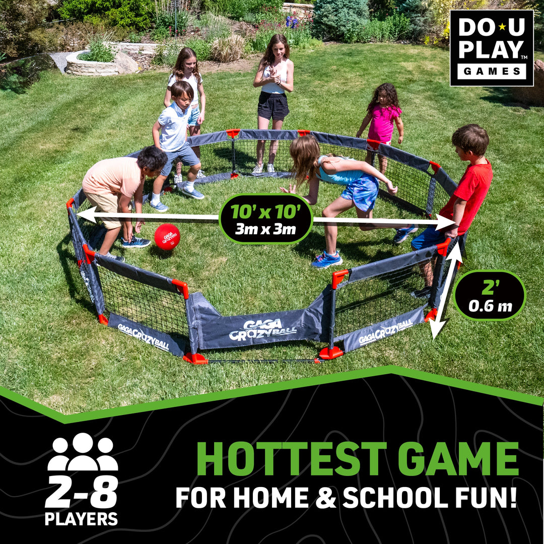 gaga crazy ball gaga ball pit 10 ft by 10 ft size