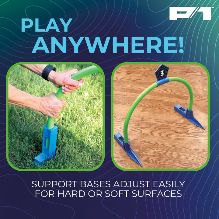 Kick Croquet Game Setup (Indoor/Outdoor)