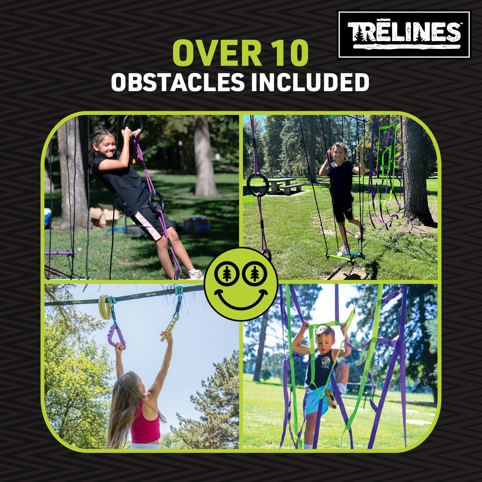 フランネル300mlセットyライン2 Combo Ninja Adventure Line 56' Backyard Obstacle Course Kit – Life