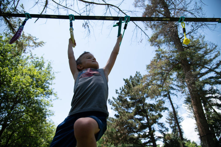 trelines ninja adventure line monkey bars