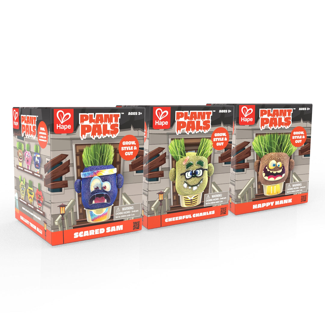 3 pack plant pal boys figurines - grass grow and style toys