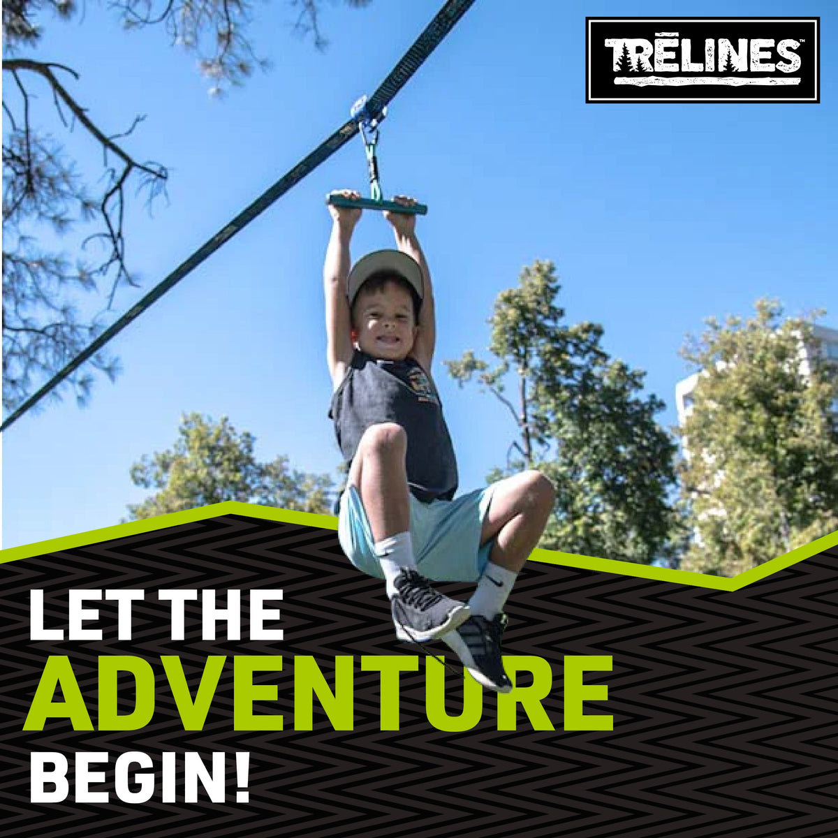 Roller Adventure Line 36 ft. Slackline Zipline for Backyards – Life Is ...