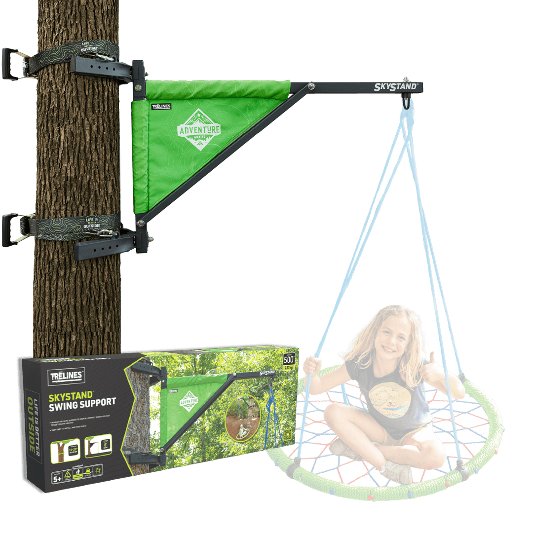 Sky Stand Tree swing support system, hang a swing on tree without branch 
