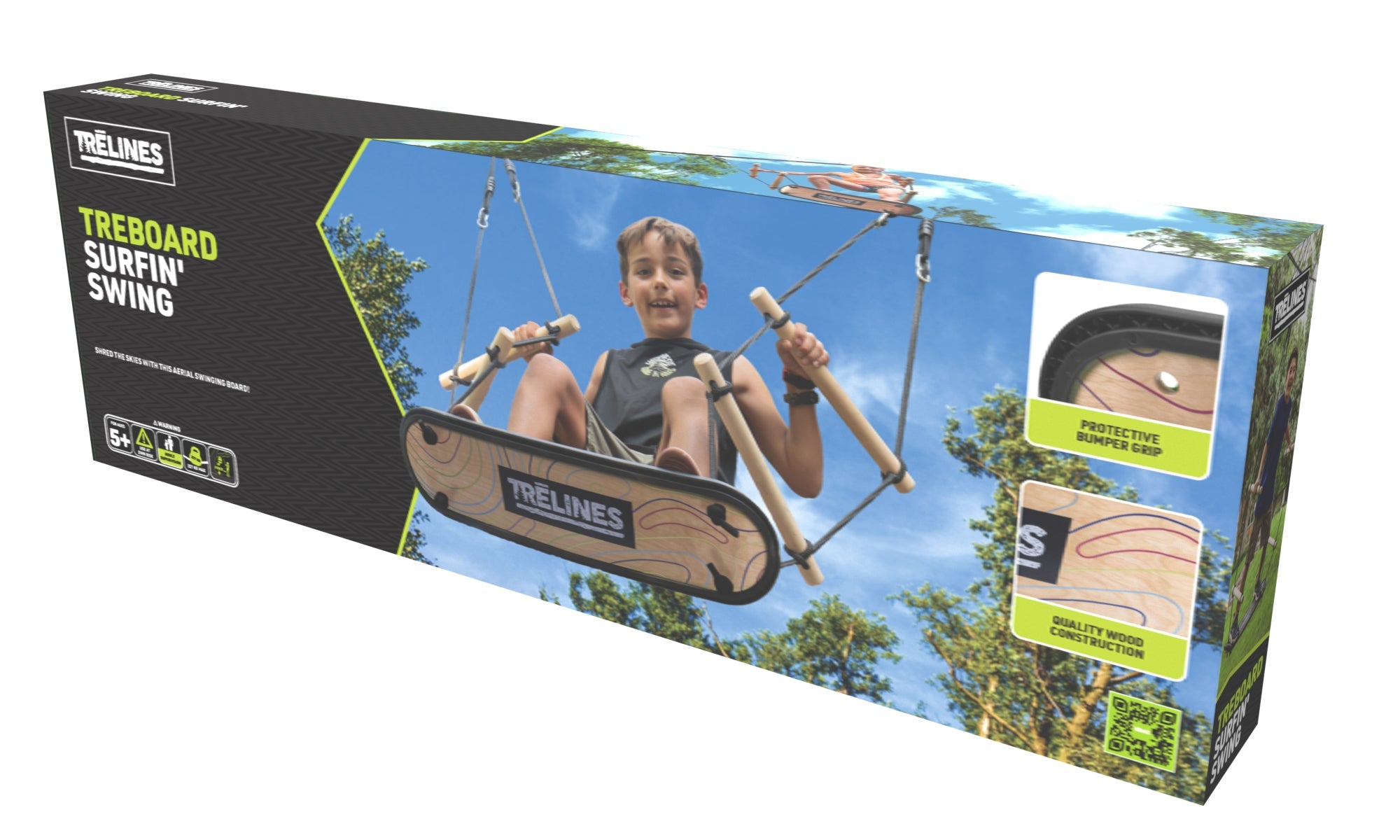 TreBoard Surfin' Swing Skateboard Style Tree Swing – Life Is
