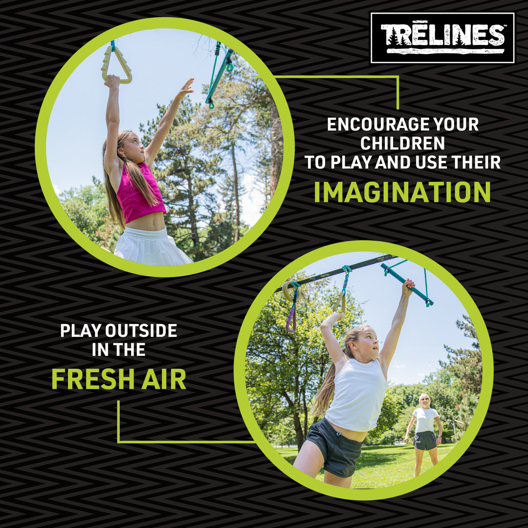 trelines ninja adventure course slackline